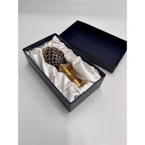 Faberge Pine Cone Blue Coronation Bottle Stopper